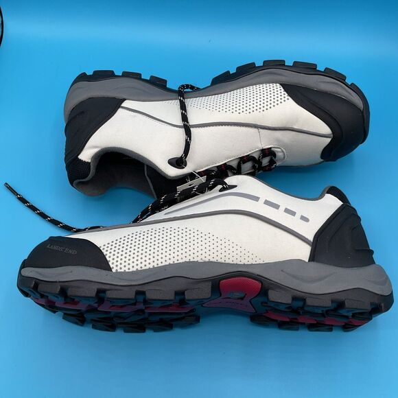 LAND’S END Agion Antimicrobial White/Black Womens Sneakers Sz. 10B.NWT - Picture 7 of 15